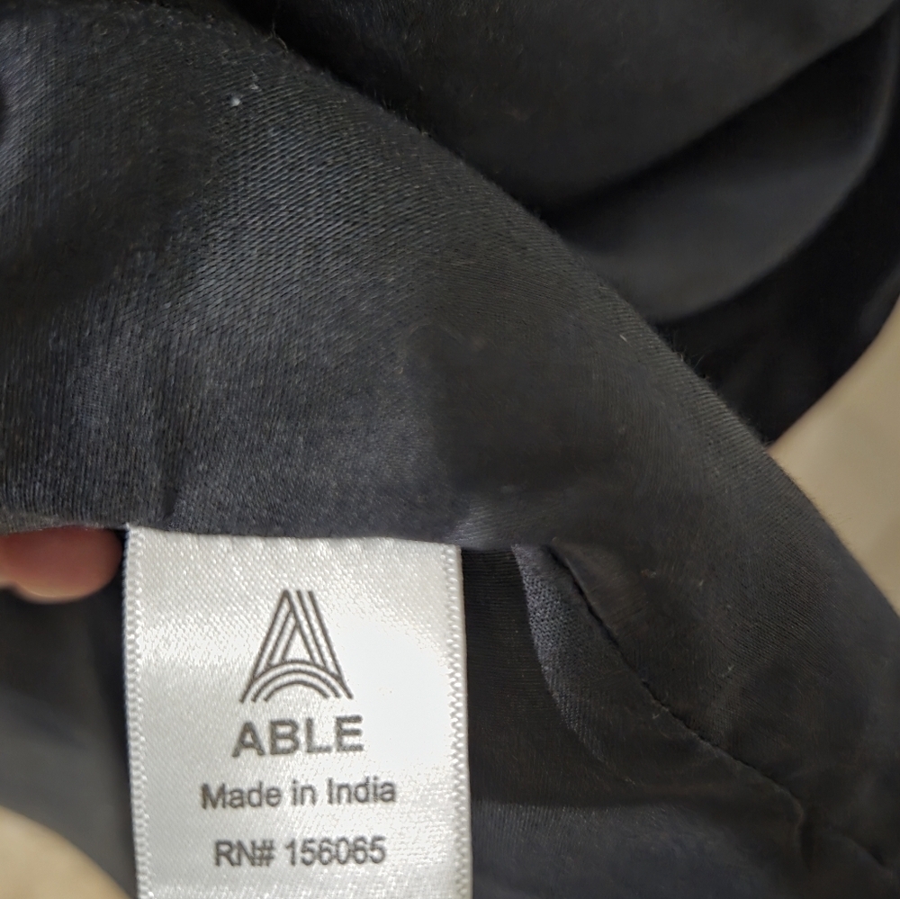 ABLE New Micah Drapey Black Blazer Size S - Picture 12 of 15